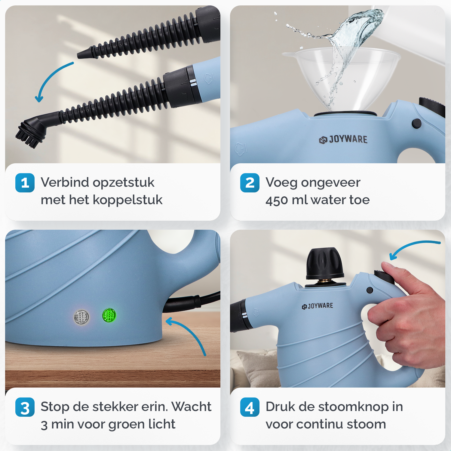 Joyware Handstoomreiniger 13-in-1