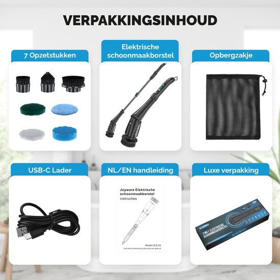 Joyware Elektrische Schoonmaakborstel Pro